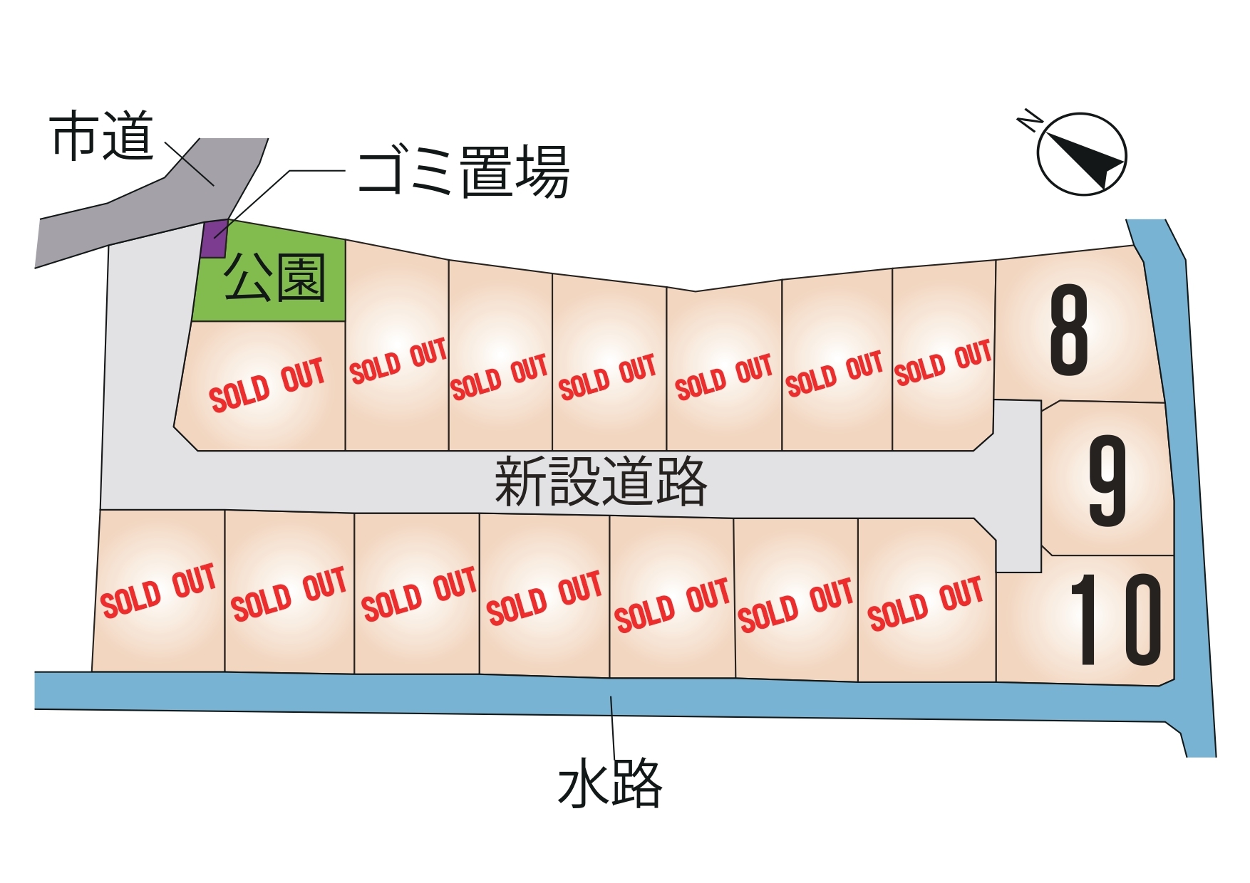 宇土市 岩古曽町 全17区画【⑧号地】