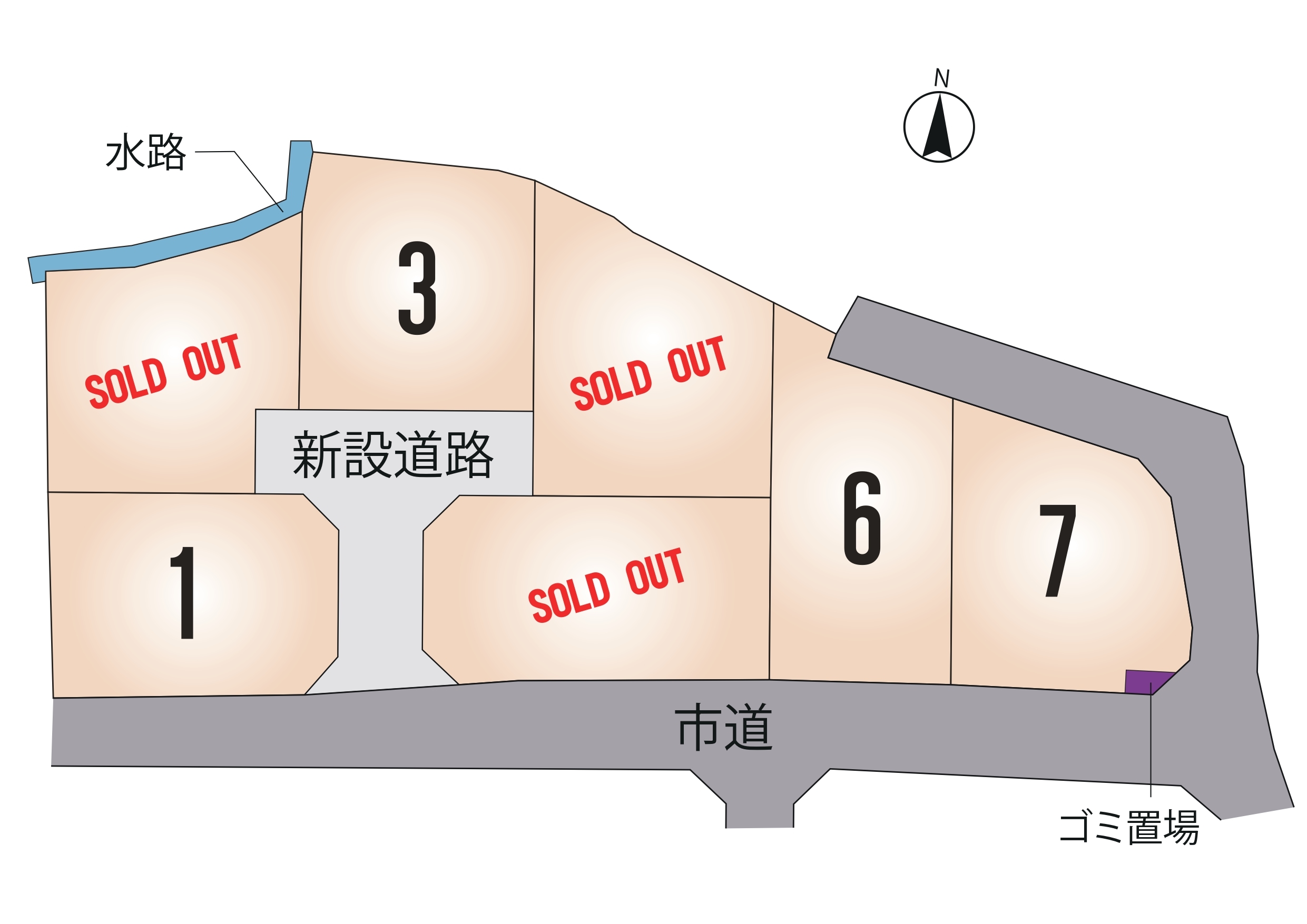南区 富合町榎津Ⅱ 全7区画【③号地】