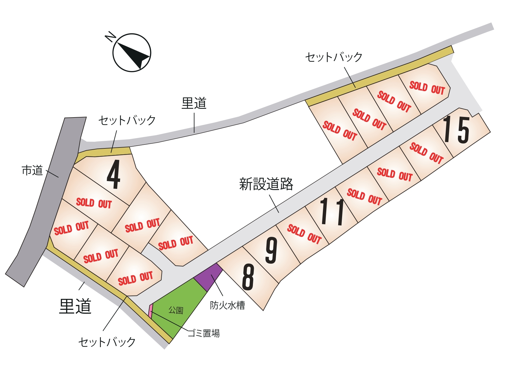 北区 梶尾町 全19区画【⑪号地】