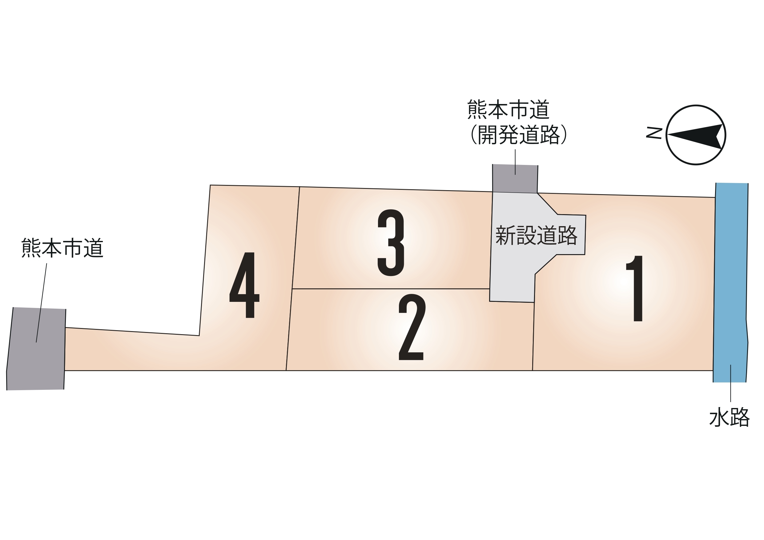 クレバーシティ富合町榎津 全4区画【④号地】