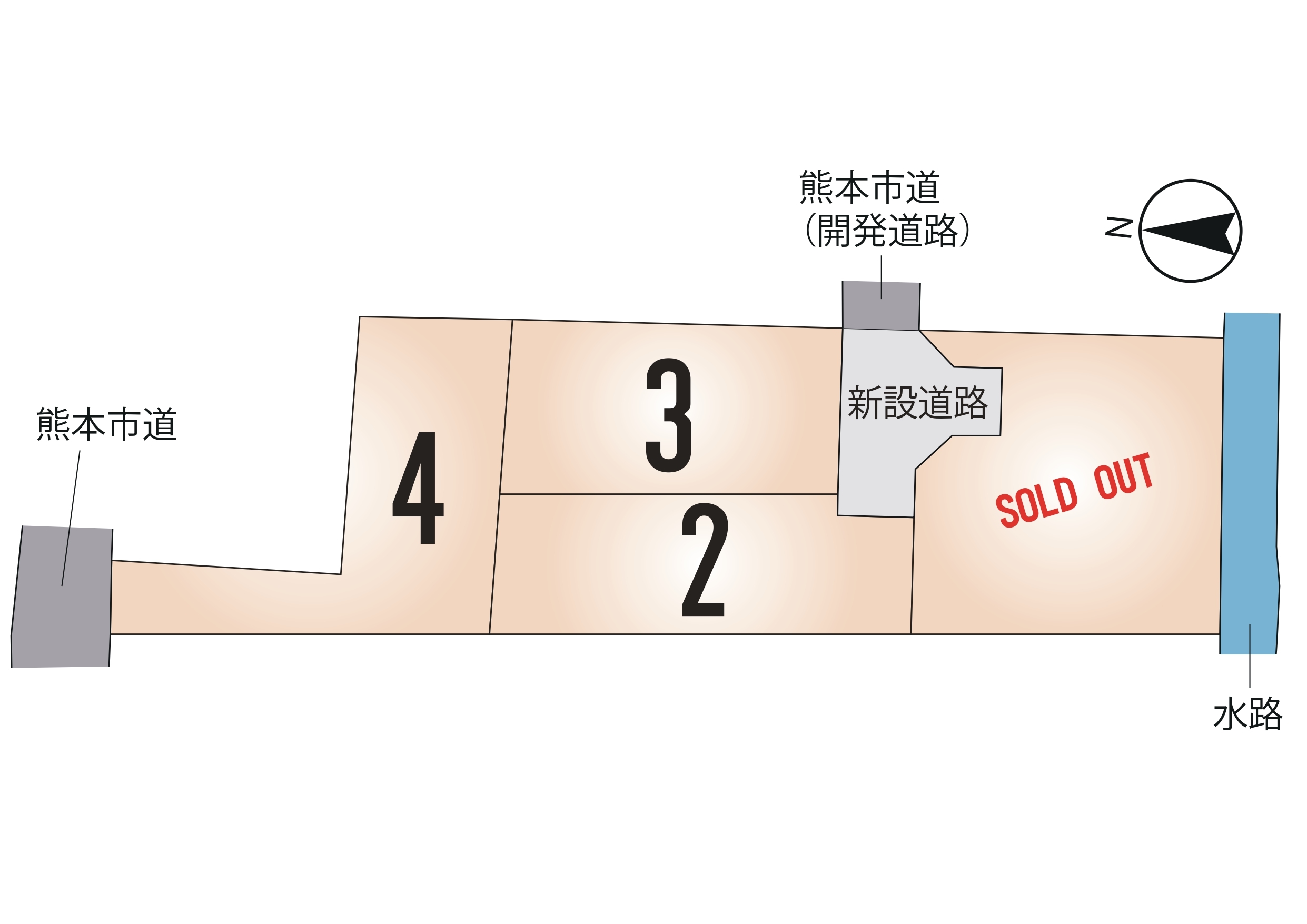 クレバーシティ富合町榎津 全4区画【④号地】