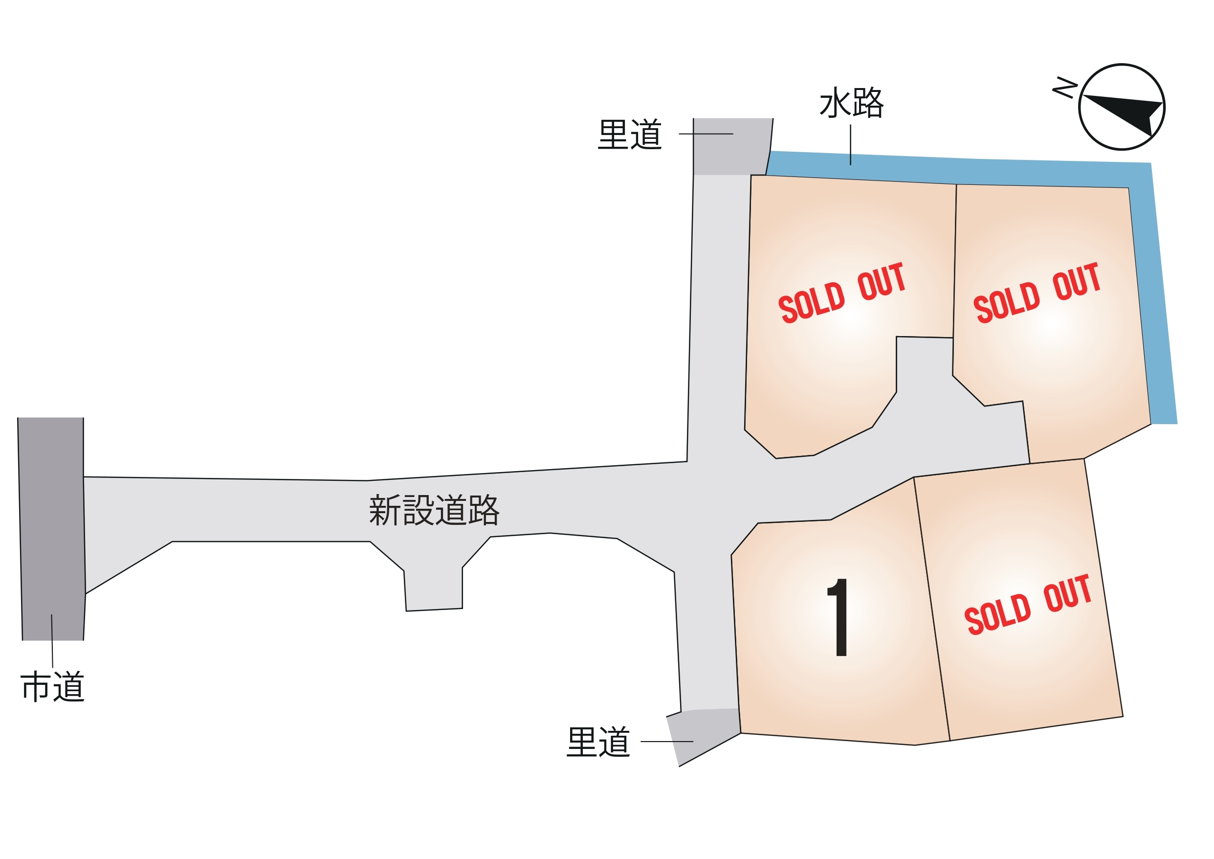 東区 小山7丁目 全4区画【①号地】