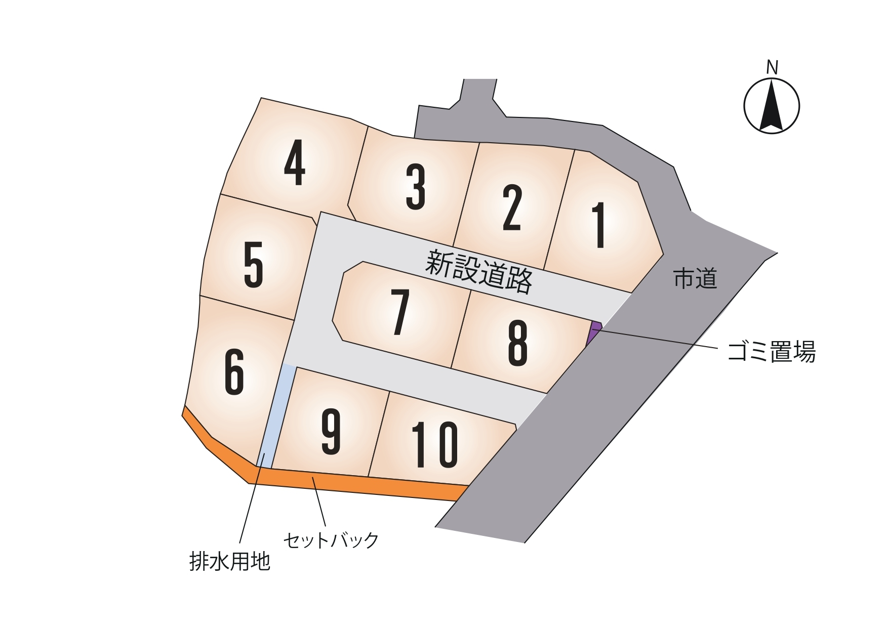 北区 梶尾町 全10区画【①号地】