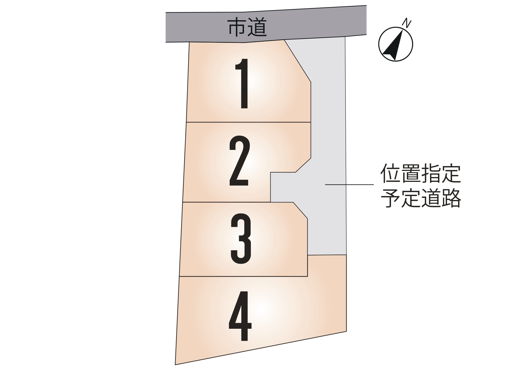 東区 戸島6丁目 全4区画【②号地】