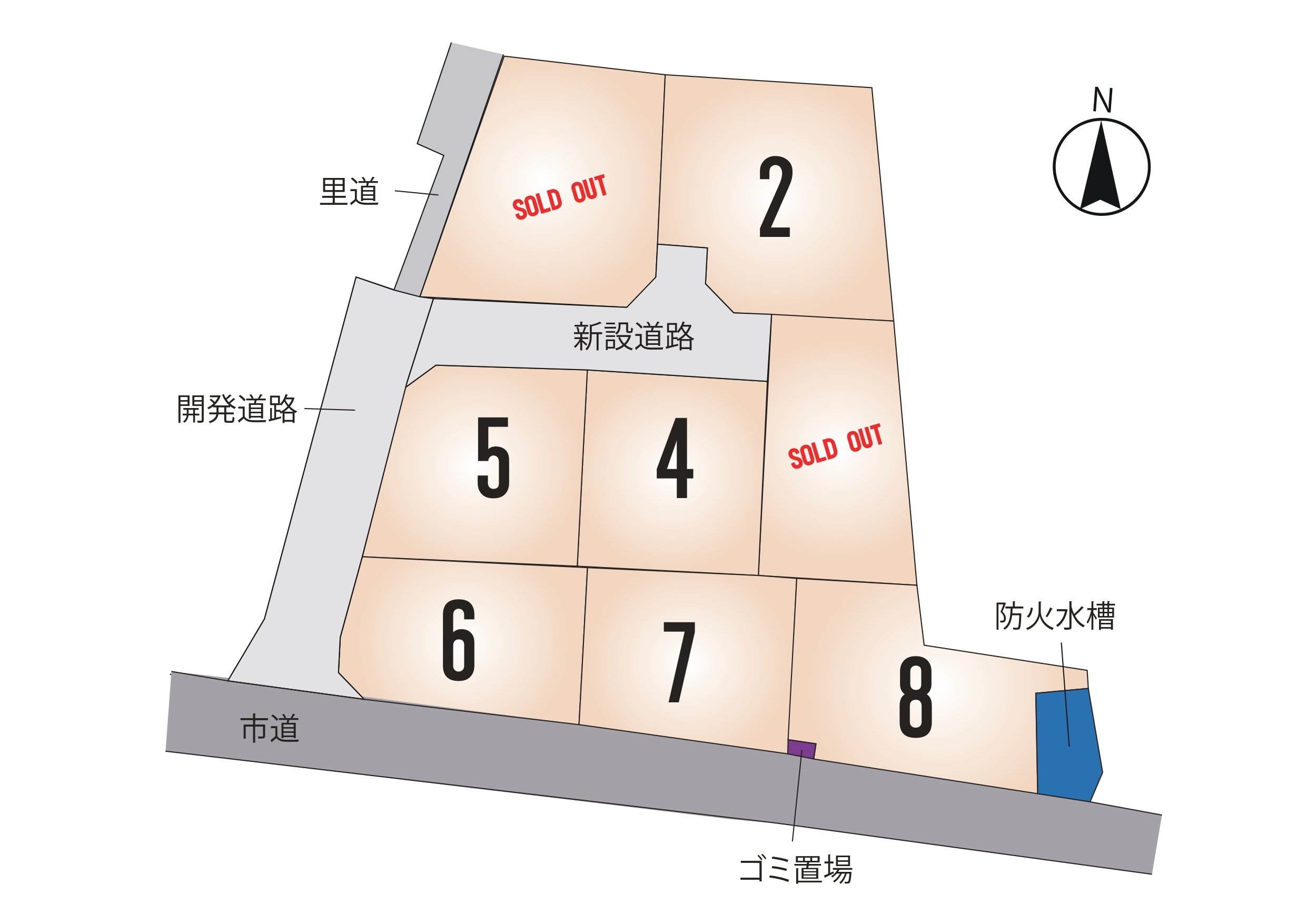 南区 城南町今吉野 全8区画【⑧号地】