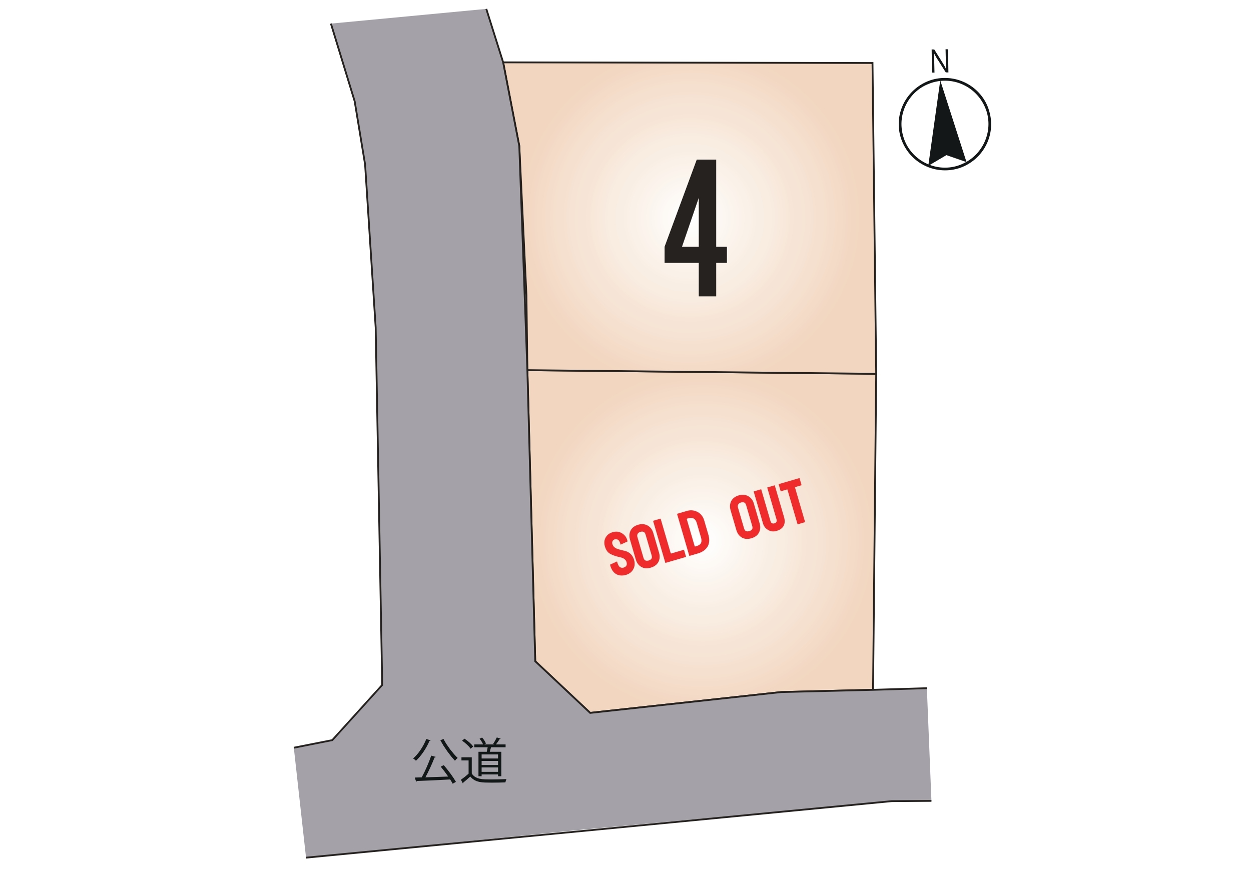 北区 鶴羽田町 全2区画【④号地】
