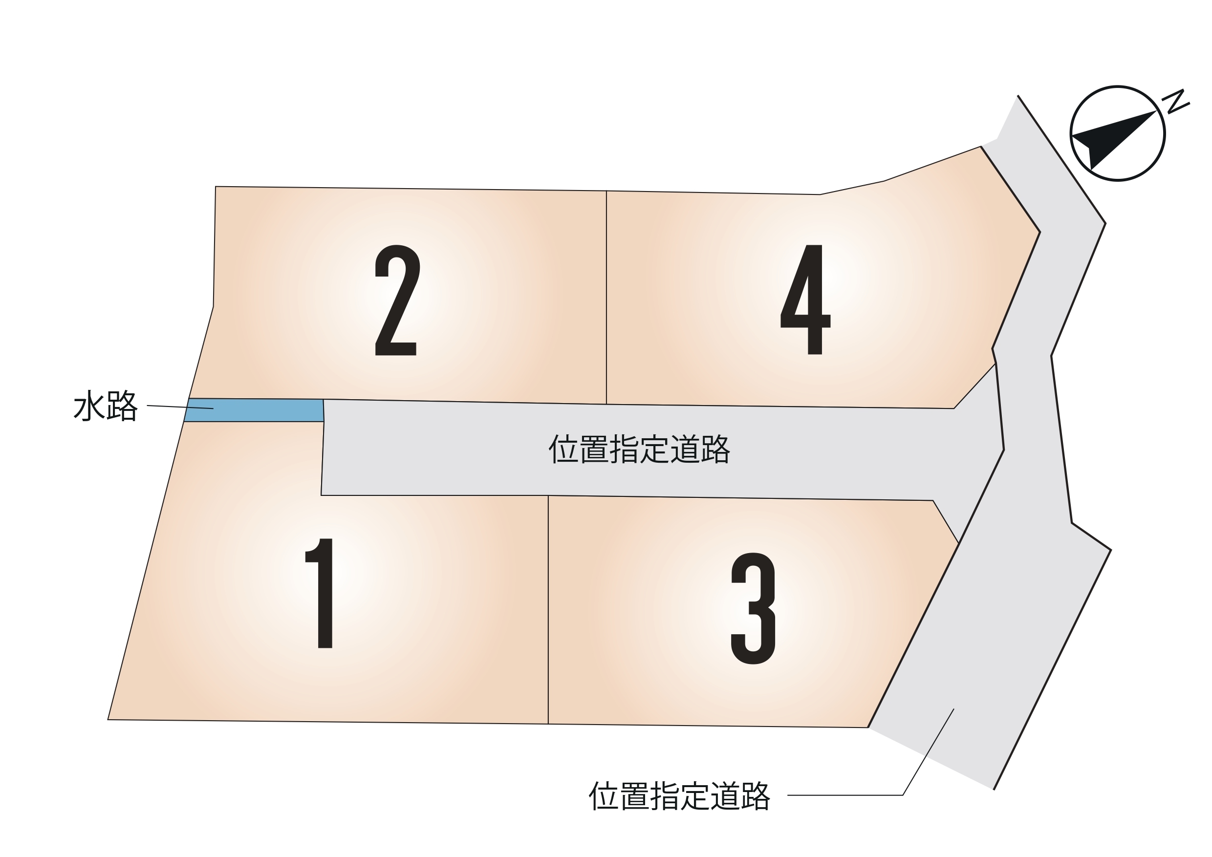 北区 四方寄町 全4区画【②号地】