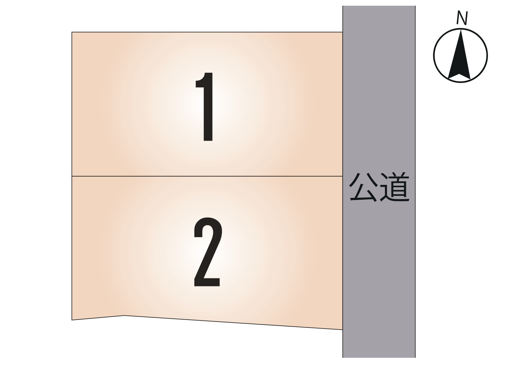北区 楡木5丁目 全2区画【①号地】