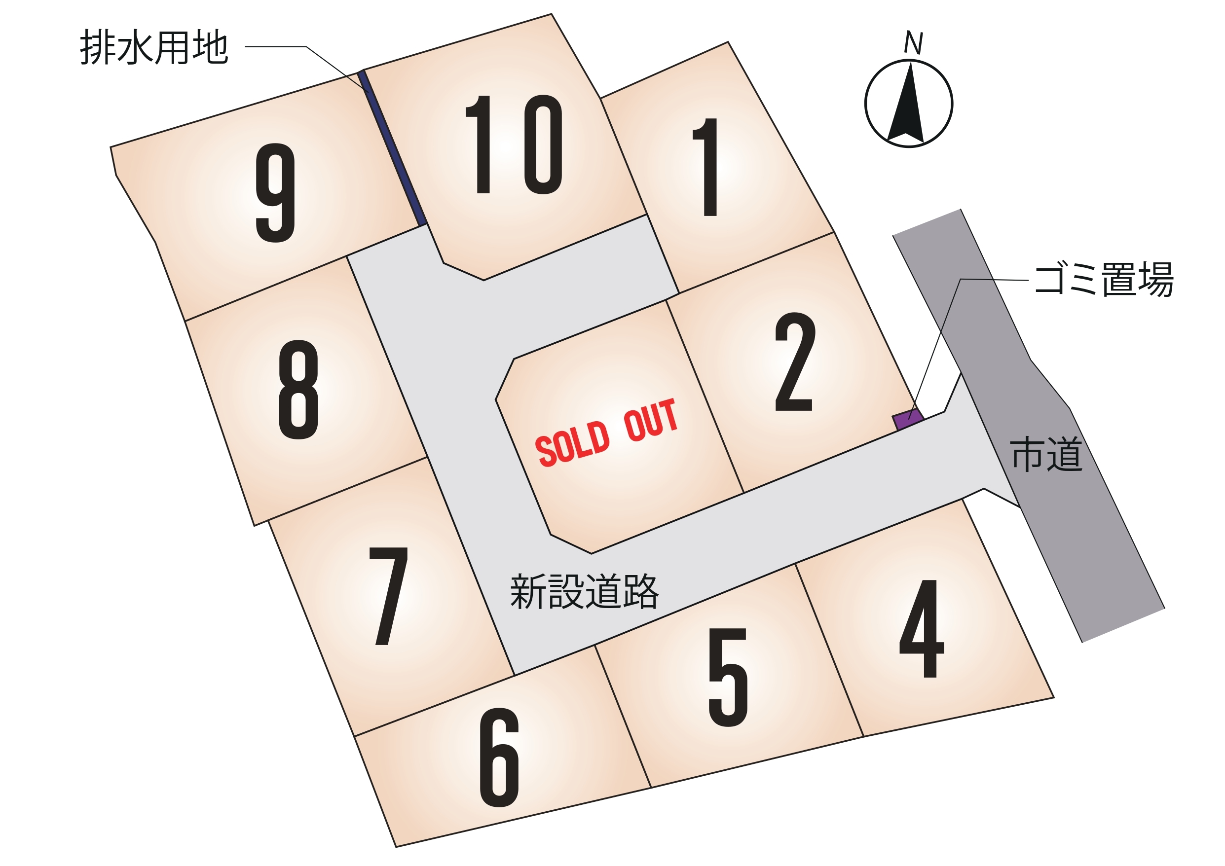 菊池市 北宮 全10区画【①号地】