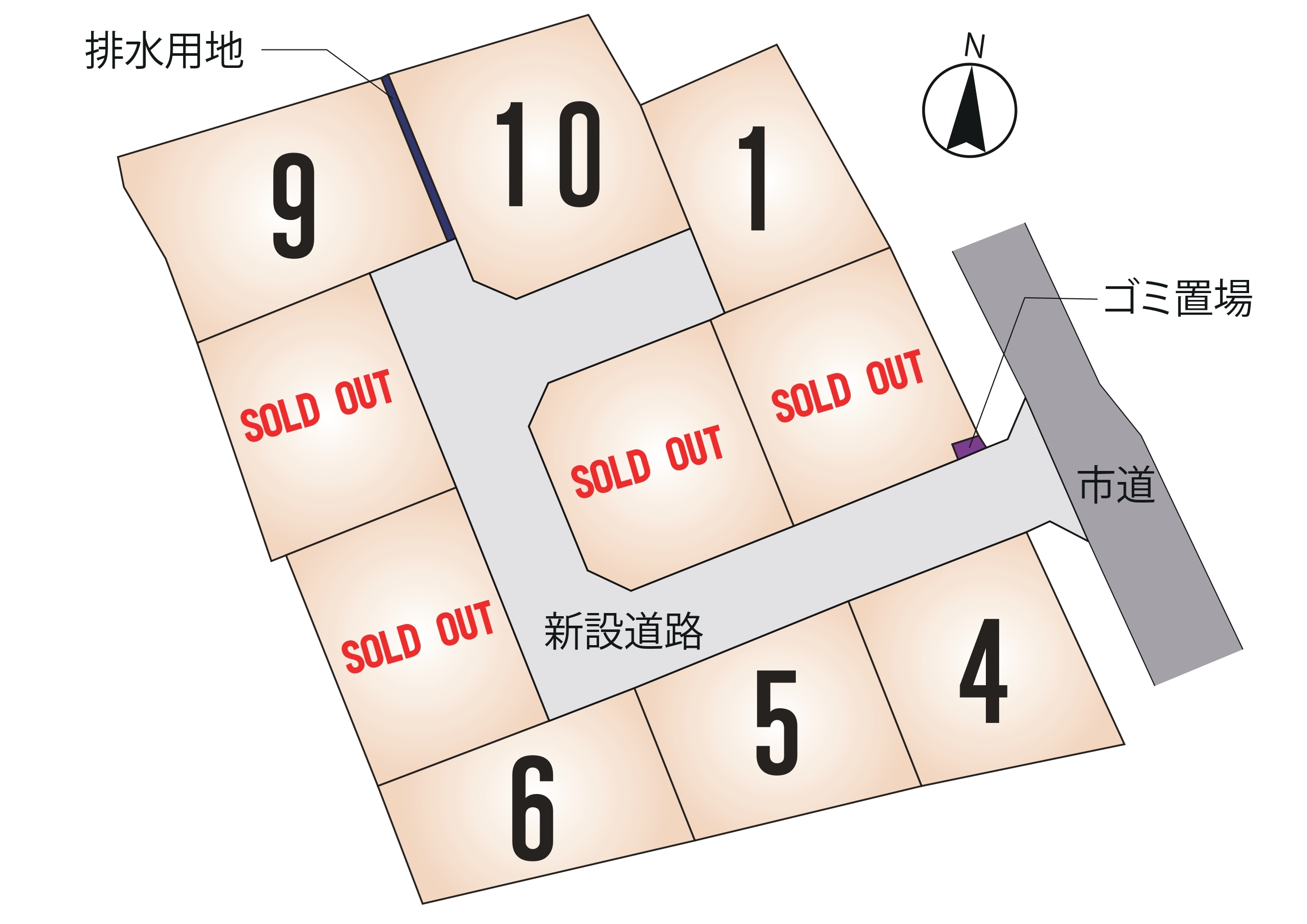 菊池市 北宮 全10区画【①号地】