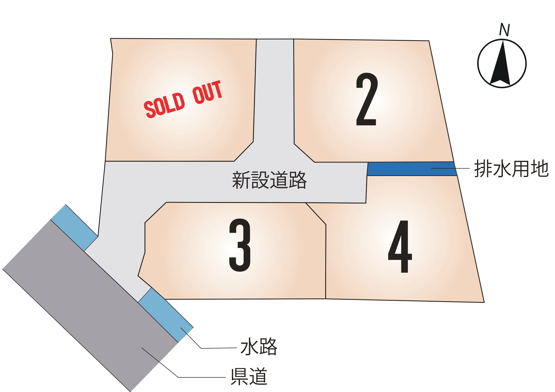 南区 良町4丁目 全4区画【④号地 】