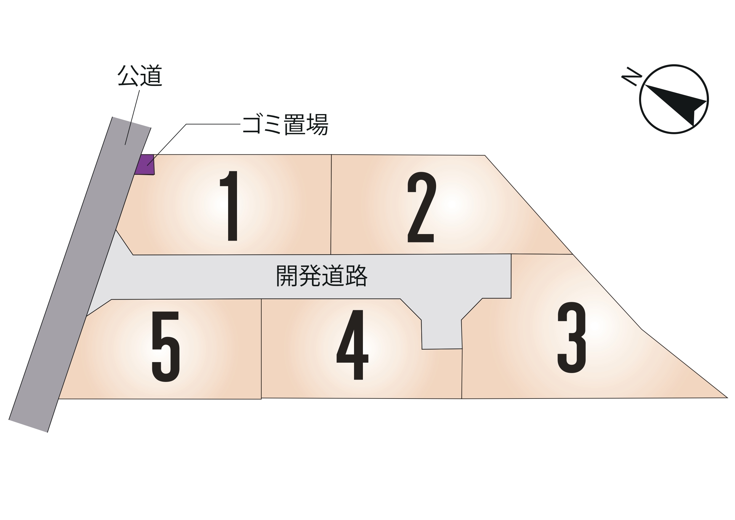 東区 戸島7丁目 全5区画【④号地】