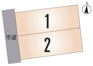 中央区 帯山3丁目 全2区画【①号地】