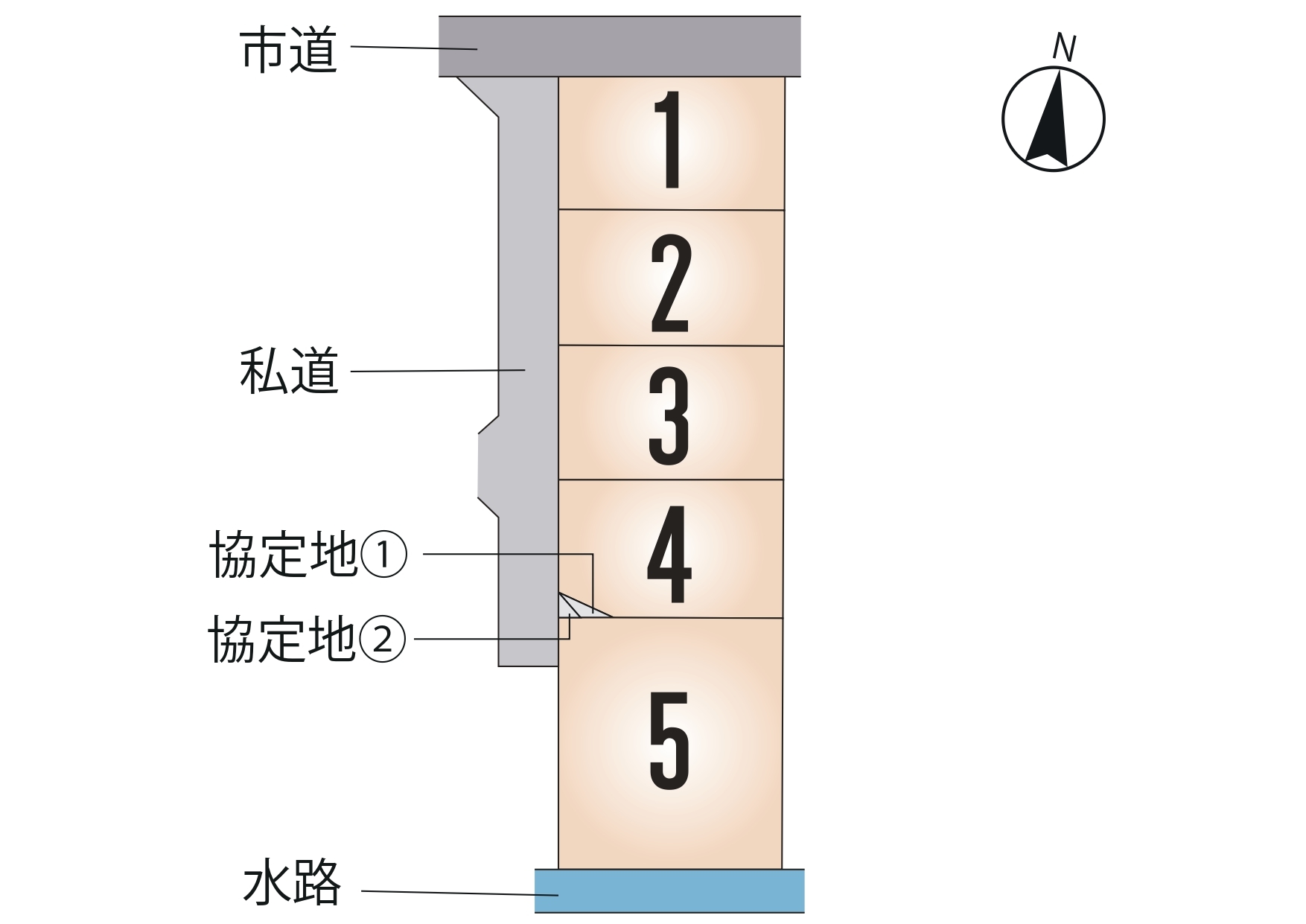 南区 砂原町 全5区画【④号地】