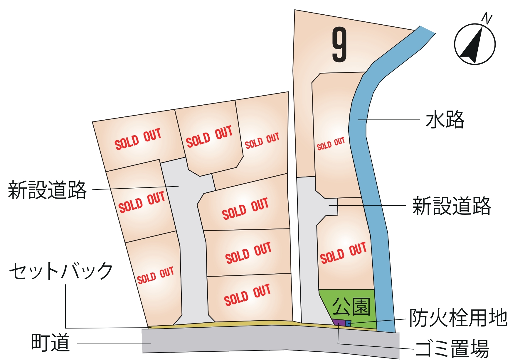 嘉島町 上島 全11区画【⑨号地】