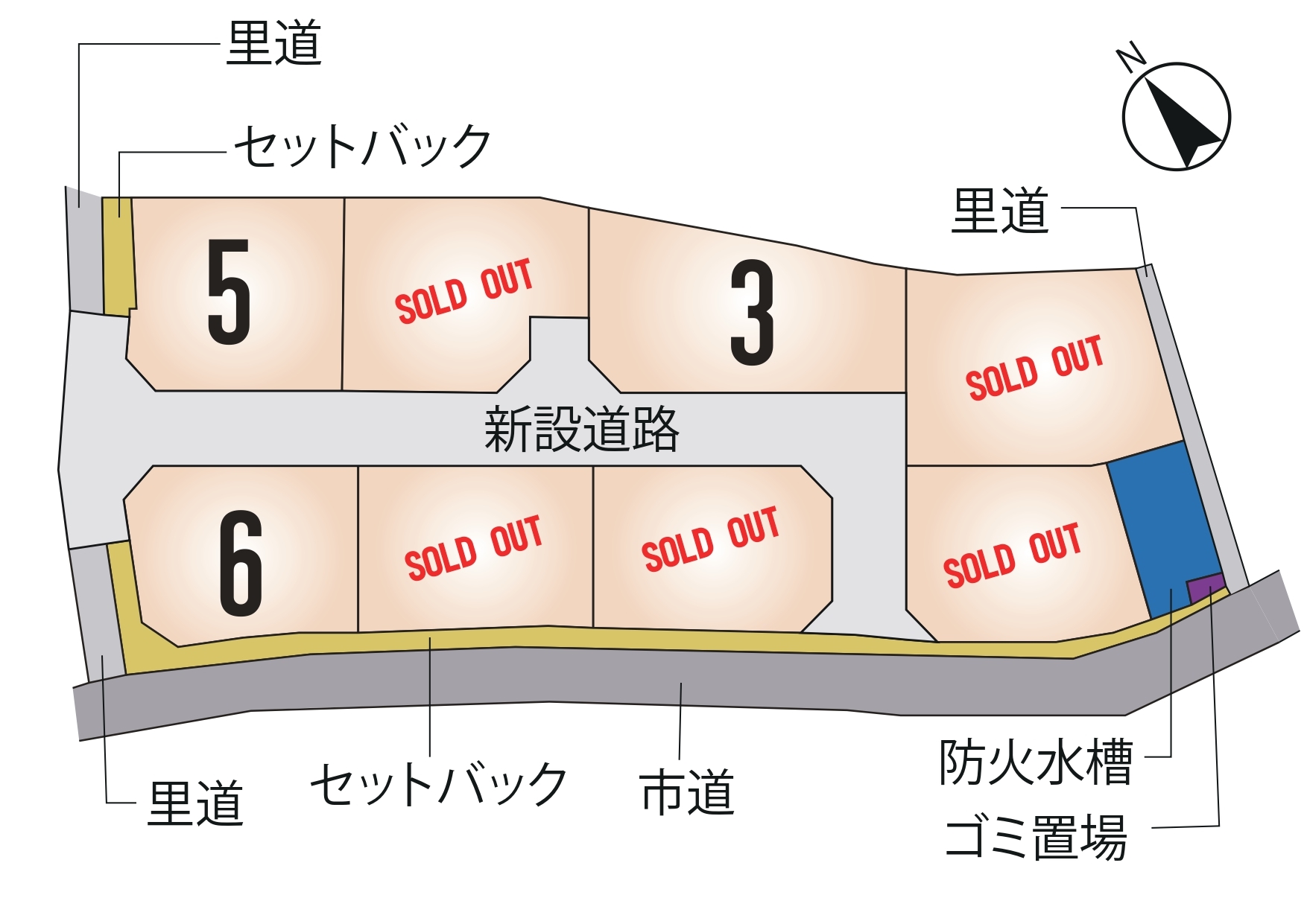 南区 城南町下宮地 全8区画【⑥号地】